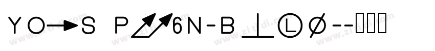 YOzS Pr6N-Bold-字体转换